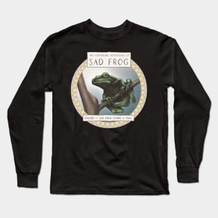 Sad Frog Climbs a Tree Long Sleeve T-Shirt